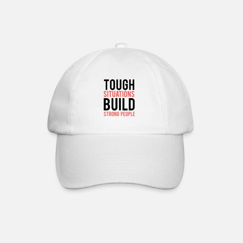 Citation de motivation Motivation Proverbe - Casquette classique - blanc/blanc