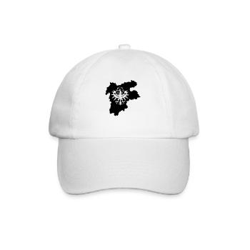 Map Dialect Tyrolean Coat of Arms Eagle Gift - Baseball Cap - white/white - Front
