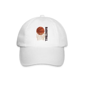 Basketball - Baseballkappe - Weiß/Weiß - Vorne