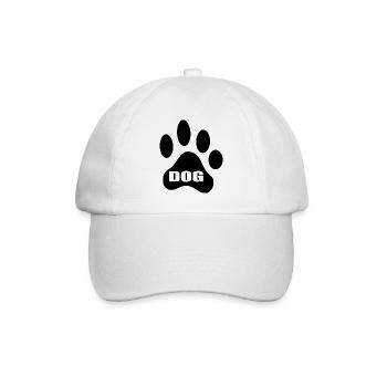Chien chien - Casquette classique - blanc/blanc - Devant