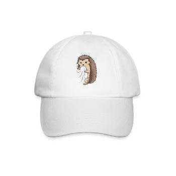 Igel - Baseballkappe - Weiß/Weiß - Vorne
