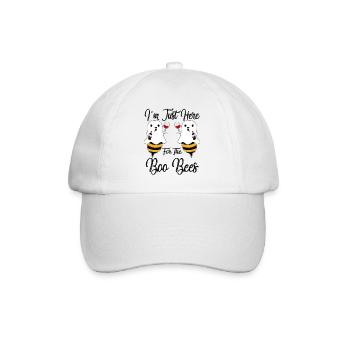 Halloween I’m Just Here For The Boo Bees Funny - Casquette classique - blanc/blanc - Devant