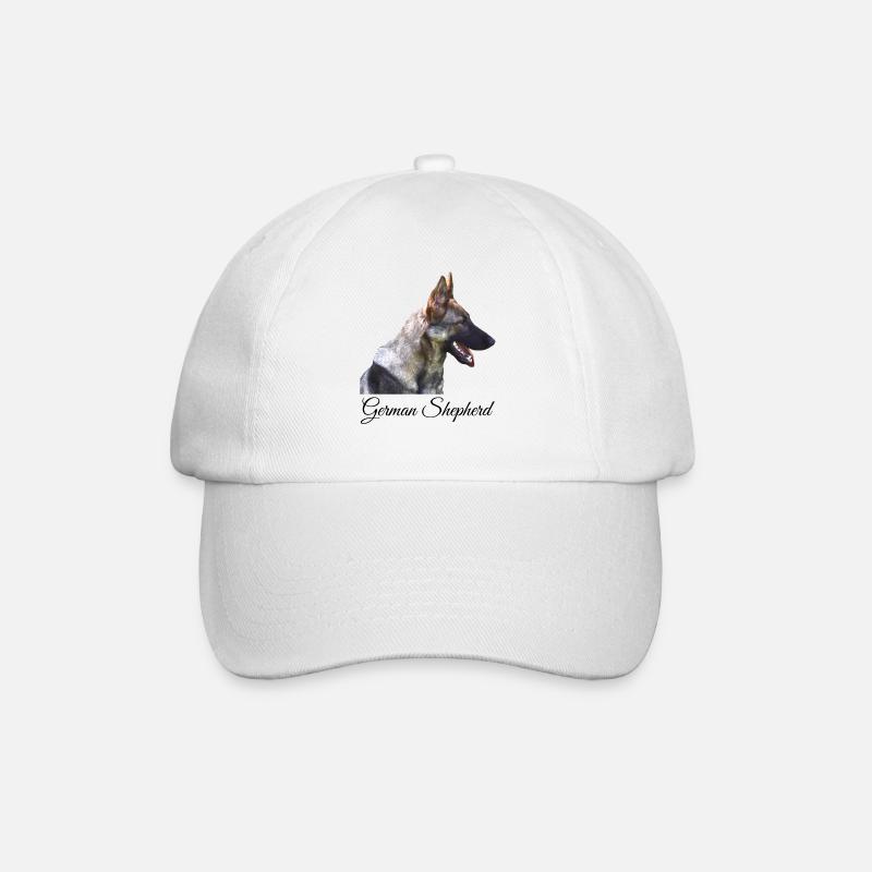 Deutscher Schäferhund German Shepherd Hundesport - Baseballkappe - Weiß/Weiß