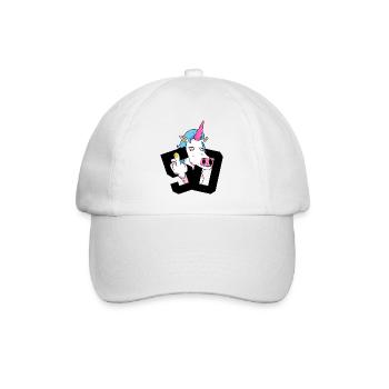50. GEBURTSTAG EINHORN - Baseballkappe - Weiß/Weiß - Vorne