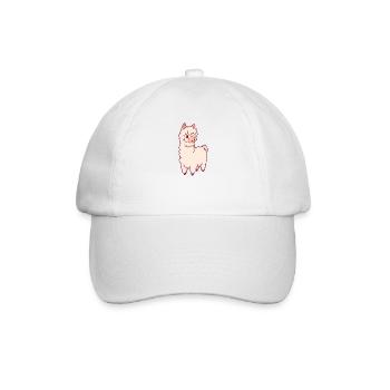 Kawaii Lama - Alpaca - Baseball Cap - white/white - Front