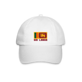 Sri Lanka - Baseballkappe - Weiß/Weiß - Vorne