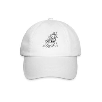 Vache dans la baignoire - Casquette classique - blanc/blanc - Devant