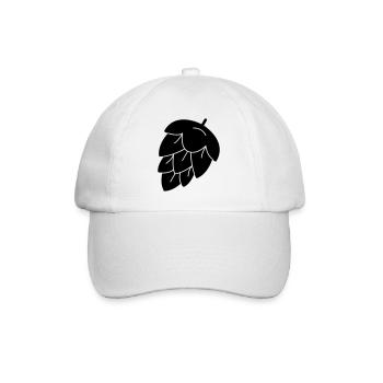 houblon pour la bière - Casquette classique - blanc/blanc - Devant