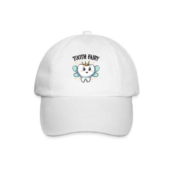 Fée des dents Dent Royale aux Ailes - Casquette classique - blanc/blanc - Devant