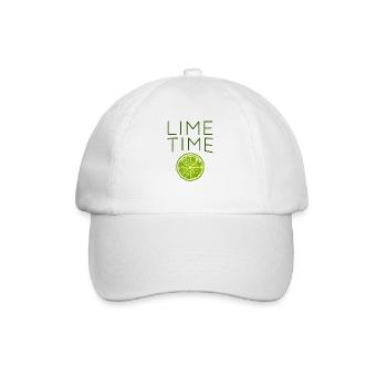 Lime - Baseball Cap - white/white - Front
