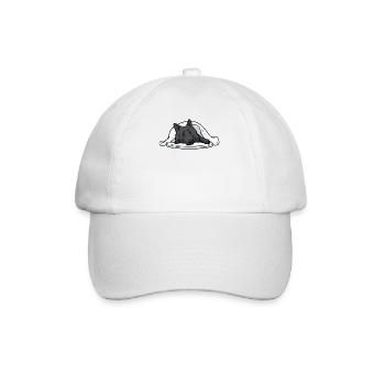 Groenendael Chemise de couchage Berger Belge - Casquette classique - blanc/blanc - Devant