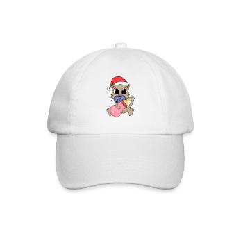 Bébé Chat Noël - Casquette classique - blanc/blanc - Devant