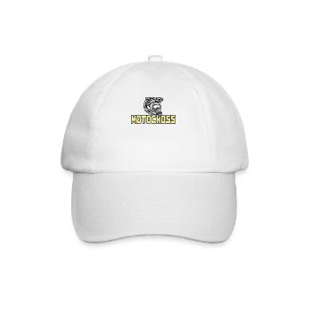 Motocross - Baseball Cap - white/white - Front