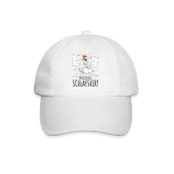 Offizielles Schlafshirt Gänse - Baseballkappe - Weiß/Weiß - Vorne