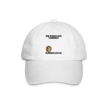 Wir werden dich vermissen Stacheltier weinen Igel - Baseballkappe - Weiß/Weiß - Vorne