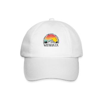 Waymaker & Christian Clothing - Baseball Cap - white/white - Front