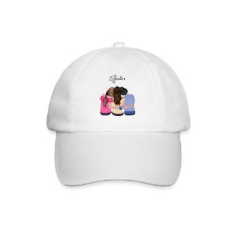 Besties Outfit - Baseballkappe - Weiß/Weiß - Vorne