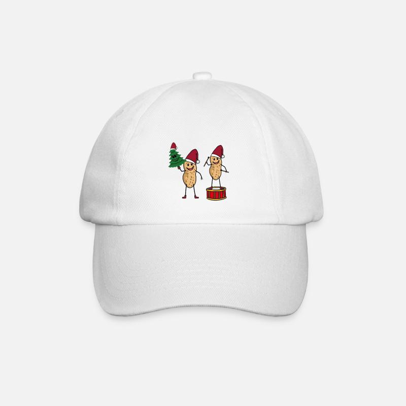 Père Noël Peanut Arbre de Noël Noël - Casquette classique - blanc/blanc