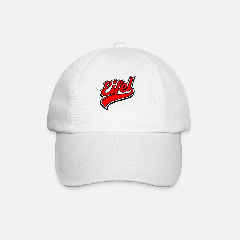 Deutschland - Region Eifel - Baseballkappe - Weiß/Weiß