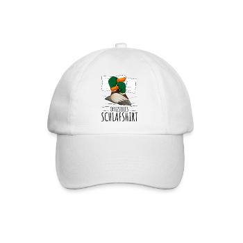 Ente - Baseballkappe - Weiß/Weiß - Vorne