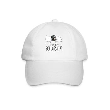 Zwergschnauzer - Baseballkappe - Weiß/Weiß - Vorne