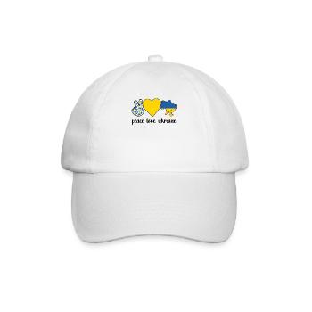 Ukrainiens Ukraine Drapeau Racines ukrainiennes - Casquette classique - blanc/blanc - Devant