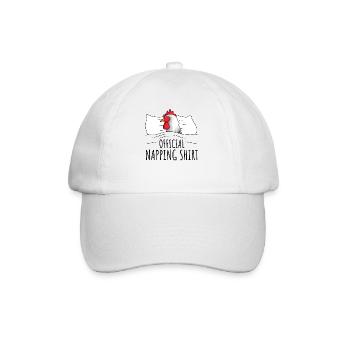 Hühner - Baseballkappe - Weiß/Weiß - Vorne
