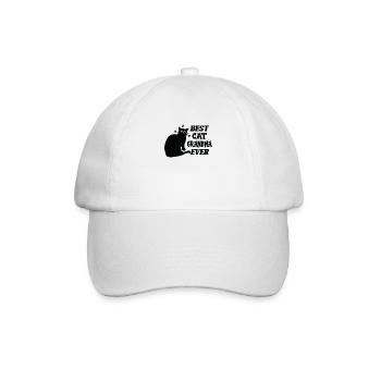 Meilleur chat Grand-mère jamais Grand-mère aime les chats - Casquette classique - blanc/blanc - Devant