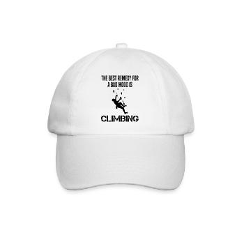 Grimpeur Drôle de dicton mur d’escalade salle d’escalade - Casquette classique - blanc/blanc - Devant