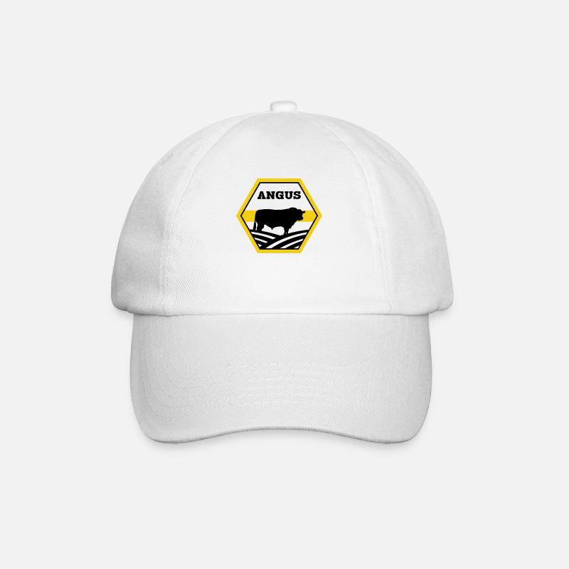 Éleveur de bovins - Angus Cow - Casquette classique - blanc/blanc
