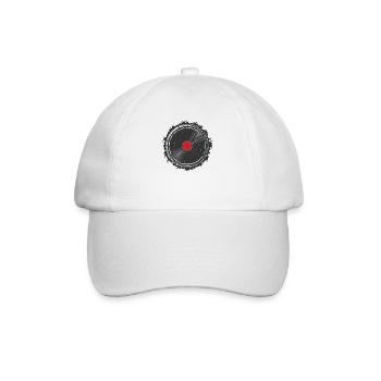 Vinyl Record Record Music - Baseball Cap - white/white - Front