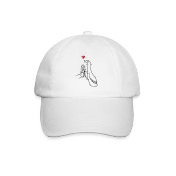 Running funny Running - Baseball Cap - white/white - Front
