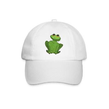Grenouille - Casquette classique - blanc/blanc - Devant
