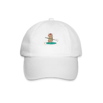 Caviidae Cochon d’Inde Surfs Rongeur - Casquette classique - blanc/blanc - Devant