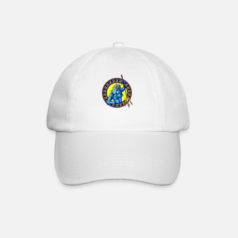 Dieu de la mer Poséidon - Casquette classique - blanc/blanc