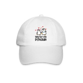 You're my Penguin Valentines Day Couples - Baseball Cap - white/white - Front
