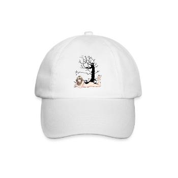 Erotic Fairy Fairy Dream Fantasy Nude Woman Nature - Baseball Cap - white/white - Front