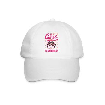 Juste une fille qui aime tarentules tarentule - Casquette classique - blanc/blanc - Devant