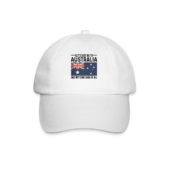 Australien Australier Australienurlaub Australien - Baseballkappe - Weiß/Weiß - Vorne