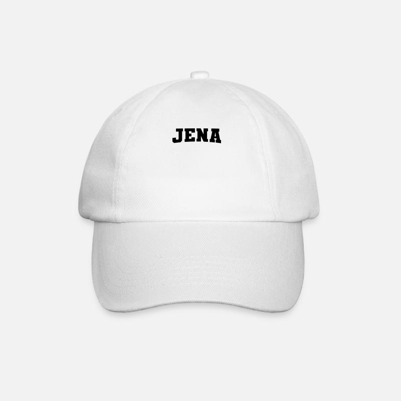 Jena - Baseballkappe - Weiß/Weiß
