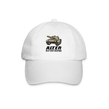 Alter Katastrophe - Baseballkappe - Weiß/Weiß - Vorne