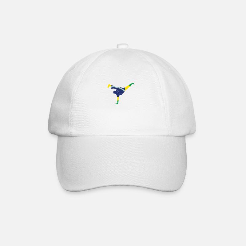 Capoeira Acrobaties Danse Martiale Acrobaties - Casquette classique - blanc/blanc