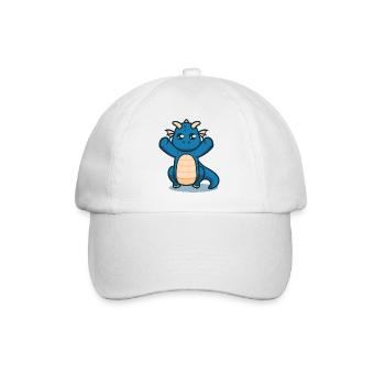 Cute baby dragon wants to be held in her arms - Baseball Cap - white/white - Front