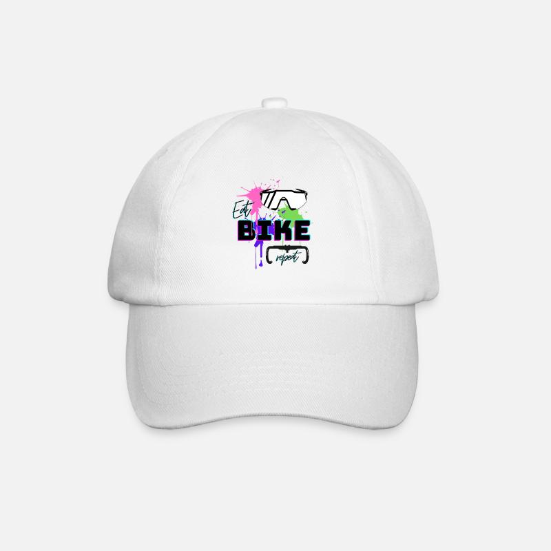 Manger Bike Répéter - Casquette classique - blanc/blanc