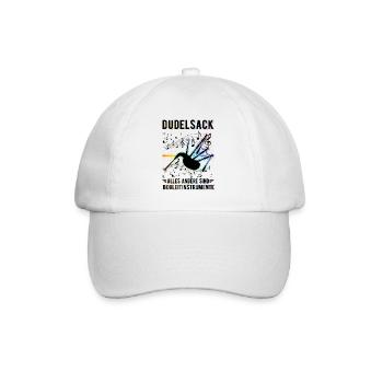 Dudelsack Alles andere sind Begleitinstrumente - Baseballkappe - Weiß/Weiß - Vorne