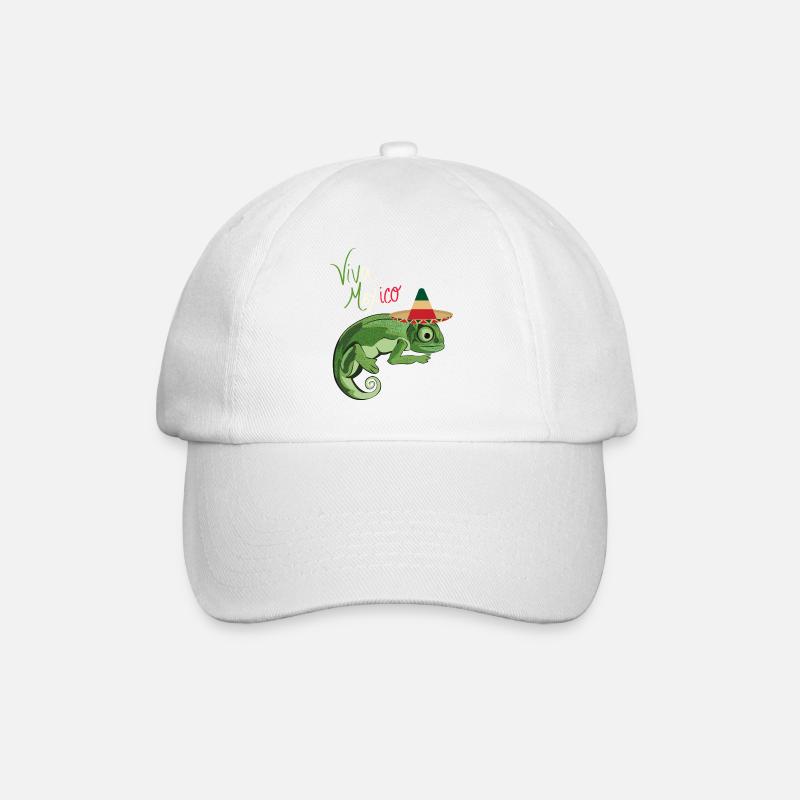 Viva Mexiko Sombrero - Baseballkappe - Weiß/Weiß