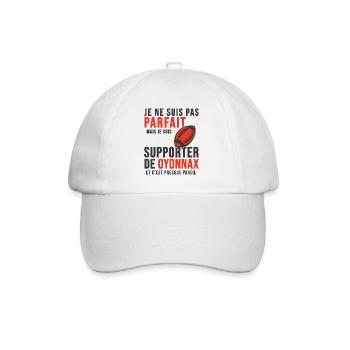 supporter rugby stade Oyonnax club Humour rugby - Casquette classique - blanc/blanc - Devant