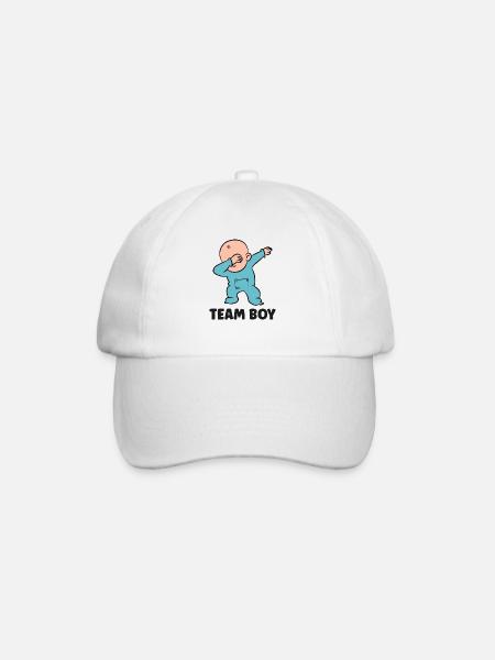 Revelación de género de Team Boy - Gorra béisbol - blanco/blanco