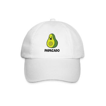Avocado Papa Avocado Dad Avocado Papacado - Baseball Cap - white/white - Front
