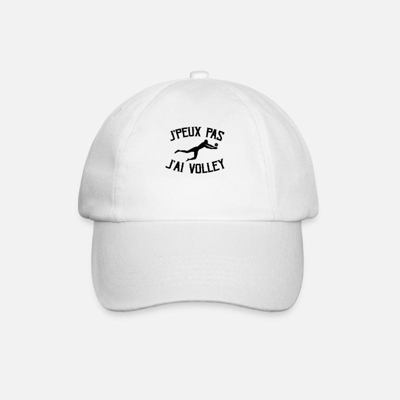Je Peux Pas J'ai Volley - Casquette classique - blanc/blanc